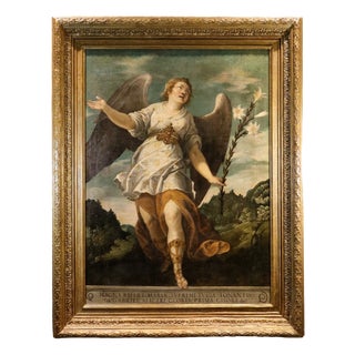 Bartolomé Román, the Announcing Angel, 1640, Oil on Canvas For Sale