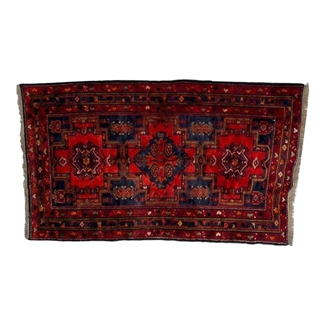 Antique N. West Persian Rug , 5' X 8'5 For Sale