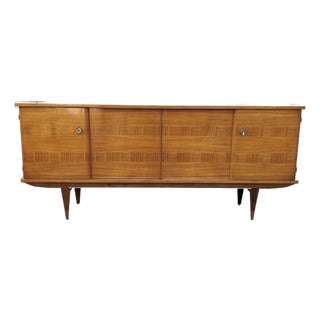 French Art Deco 1930's Light Macassar Sideboard For Sale