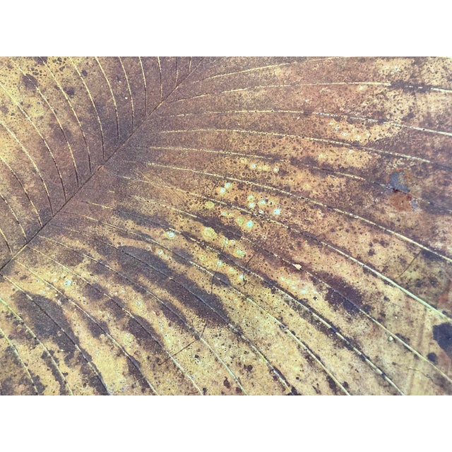 Bronze Leaf Centerpiece Sculpture #3 For Sale - Image 9 of 12