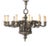 12-Arm Chandelier, Northern Europe, 1900s For Sale