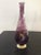 Glass 1950s Purple Murano Vase with Lions Head For Sale - Image 7 of 13