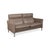 Brown Taupe Leather Porto Three-Seater and Two-Seater Sofas with Manual Function from Erpo, Set of 2 For Sale - Image 6 of 18