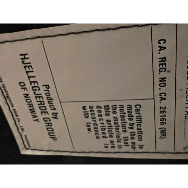 Fjords by Hjellegjerde Norwegian Leather Swivel Recliner & Ottoman – Ivory – Scandinavian Modern For Sale - Image 11 of 12