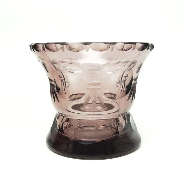 Art Deco Vase from Moser, Former Czechoslovakia, 1930s For Sale - Image 6 of 12