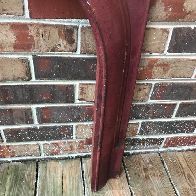 Antique Victorian Cast Iron Fireplace Surround For Sale - Image 4 of 16