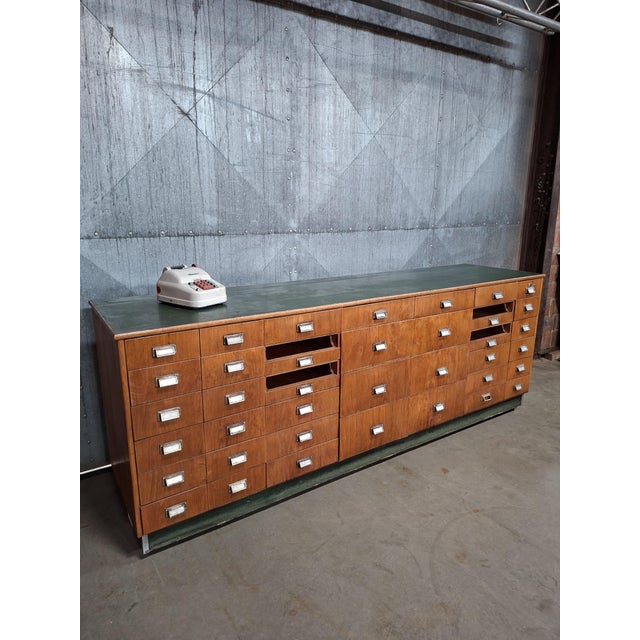 Mid-Century Wood Haberdashery Counter For Sale - Image 11 of 11