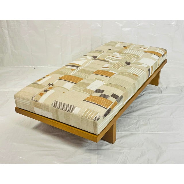 Wood Vintage Custom California Modern Daybed, Solid Wood Slatted Base, La Modern For Sale - Image 7 of 18