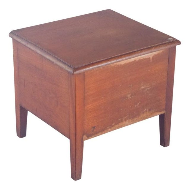 English Wooden Cabinet with Sanitary Container, 1920s For Sale - Image 9 of 9
