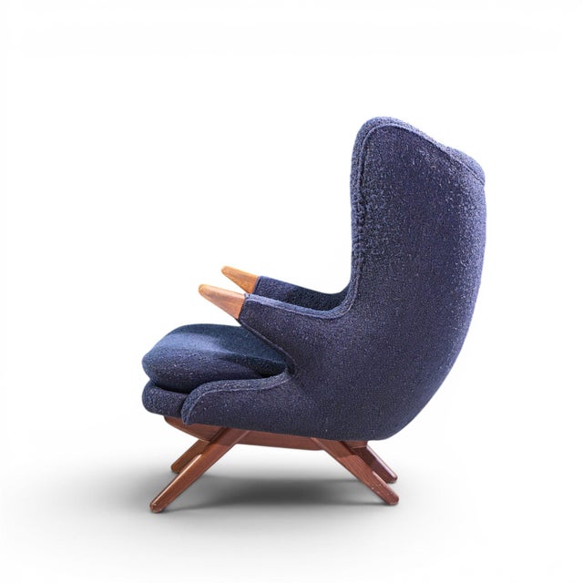 Skipper Mobler Svend Skipper for Skipper Møbler Model 91 Mid Century Danish Lounge Chair For Sale - Image 4 of 9