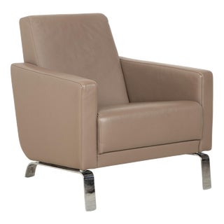 Fly Leather Lounge Chair from BoConcept For Sale