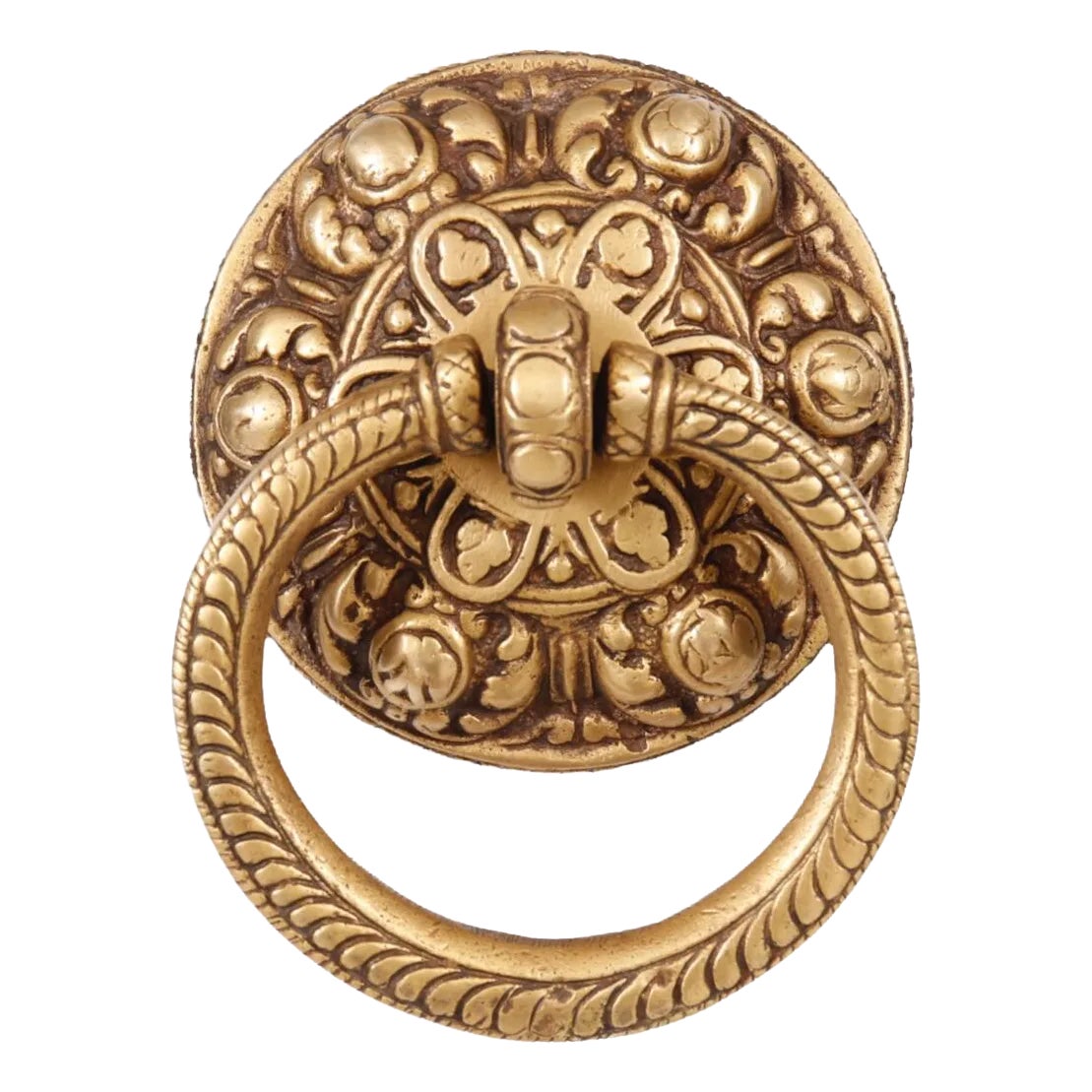 Large Neoclassical Brass Door Knocker | Chairish