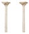 Mid 20th Century Hollywood Regency Palm Tree Wall Torchères, Dorothy Draper Inspired - a Pair For Sale