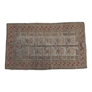Vintage Distressed Oushak Rug - 2' X 3'5" For Sale