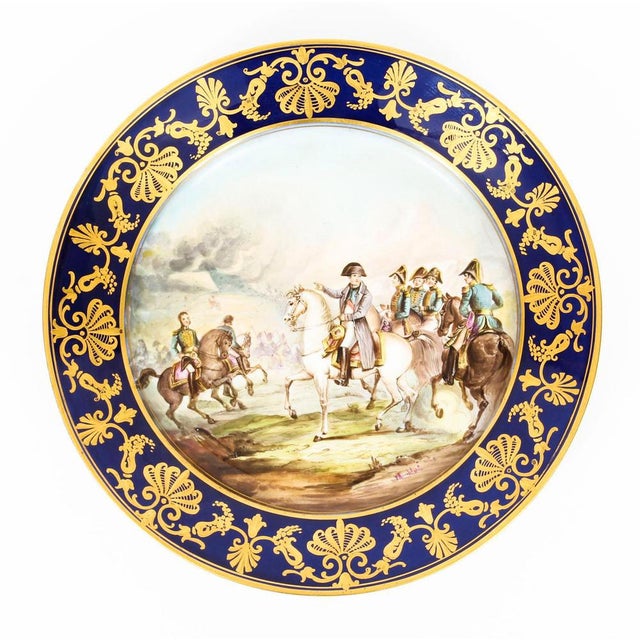 This is an enchanting antique pair of sevres porcelain cabinet plates, late 19th century in date. Both are beautifully...