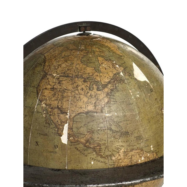 Antique Italian Terrestial Globe by Guido Cora, 1900s For Sale - Image 4 of 8