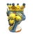 Vintage Sicilian Caltagirone Testa di Moro (Moor's Head) Planter, attributed to the workshop of Giuseppe Pino Romano...