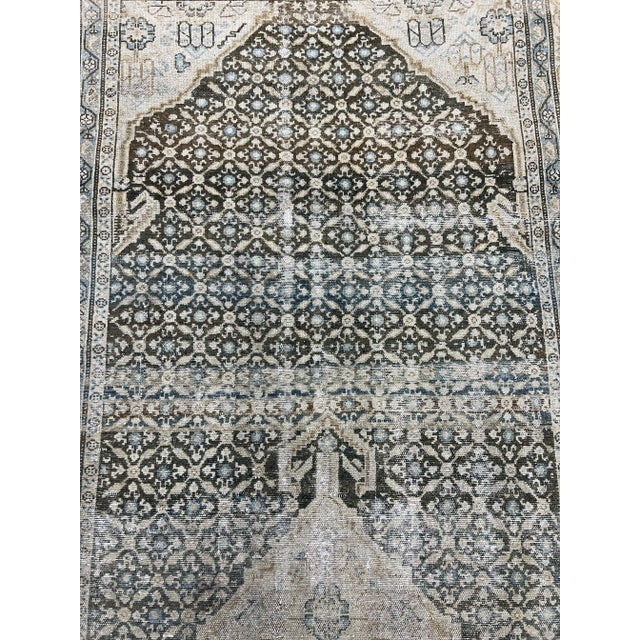 1940s Persian Hand-Knotted Wool Malayer Runner Rug For Sale In Raleigh - Image 6 of 7