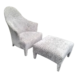 John Hutton for Donghia "Ghost" Chair and Ottoman