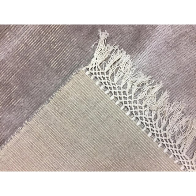Textile 2010s Contemporary Simplicity Gray/Ivory Rug - 6'9" X 10'2" For Sale - Image 7 of 10