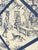 2020s Custom Upholstered Blue and White Toile French Memory Board Bulletin Board With Navy Grosgrain Ribbon For Sale - Image 5 of 10