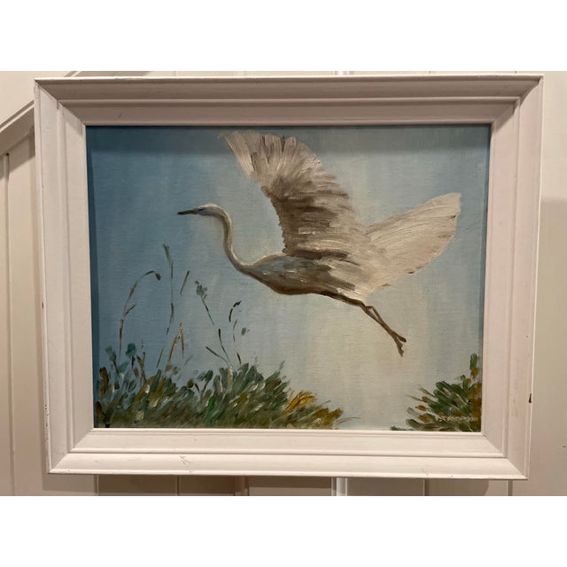 Original Painting Bird in Flight - Signed F. Thompson For Sale In Nashville - Image 6 of 9