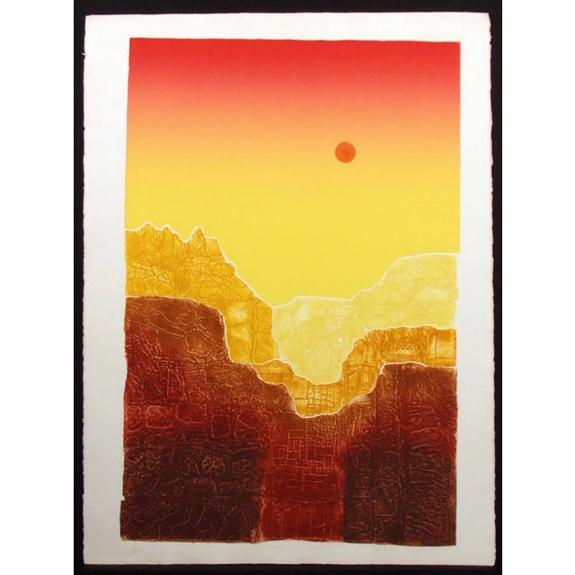 Late 20th Century Minimalist Western Landscape by Martha Slaymaker For Sale In Denver - Image 6 of 6