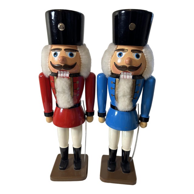 Vintage Nutcrackers from G.K.W. Germany, 1960s, Set of 2 For Sale
