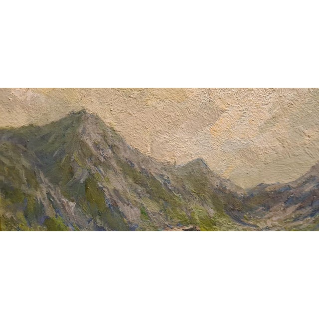 Giuseppe Gheduzzi, Landscape, Early 1900s, Oil on Wood, Framed For Sale - Image 10 of 18
