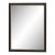1880s French Wood Black Patinated Mirror For Sale