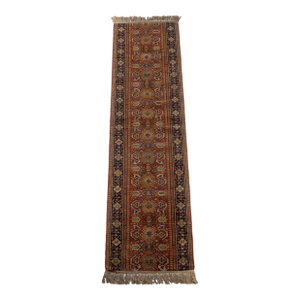 Persian Heriz Runner, 8' 10" X 2' 3"