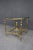 Italian Neoclassical Solid Brass Round Center Table With Glass Top For Sale In Philadelphia - Image 6 of 10