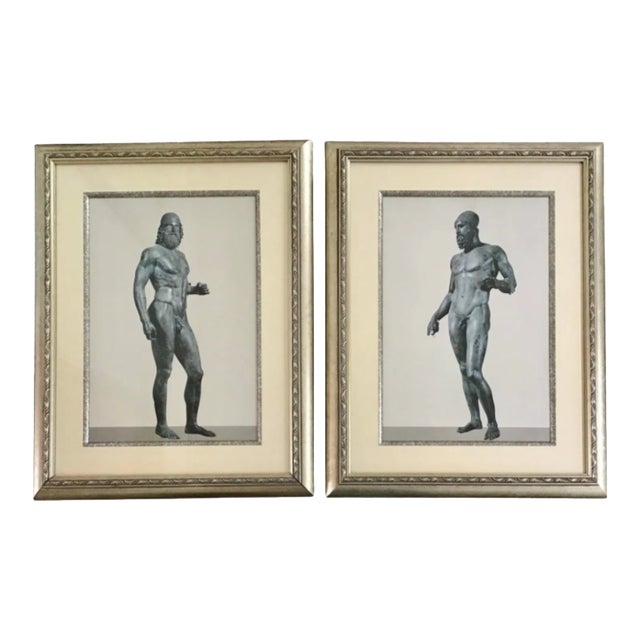 Pair of Photograph Prints of Antique Ancient Greek Male Nude Sculpture For Sale
