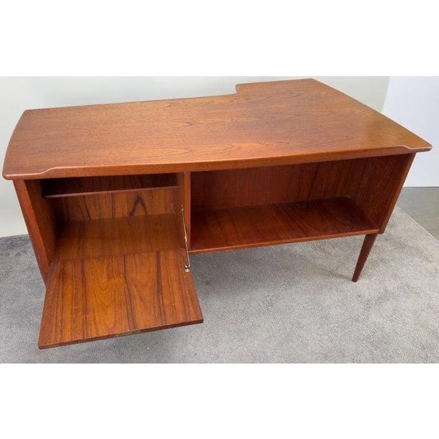 Göran Strand for Lelångs Möbelfabrik Model A10 MCM Swedish Desk For Sale - Image 9 of 12