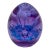Purple & Blue Art Glass Paperweight For Sale