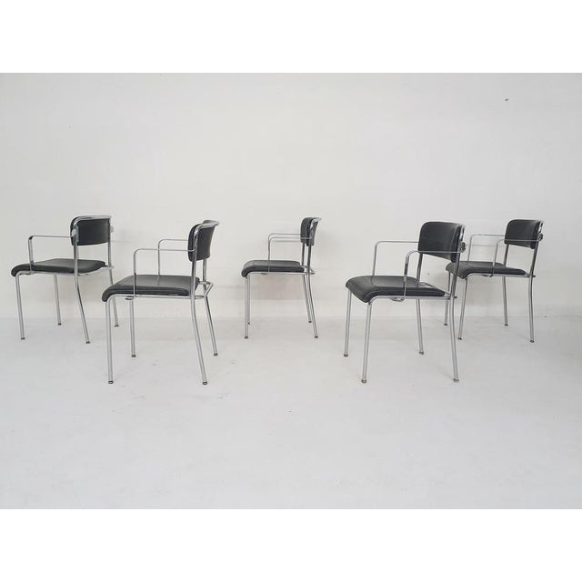 1970s Dining Chairs by Aryform, Sweden, 1970s, Set of 5 For Sale - Image 5 of 15