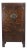 1900 - 1909 Asian Elm Cabinet With Painted Panel Doors For Sale