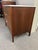 1960s Florence Knoll Walnut + White Laminate 3 Drawer Chest C1960 For Sale - Image 5 of 10