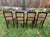 Antique Luterma Estonian Dining Chairs With Patterned Seats, Set of 4 For Sale - Image 6 of 18