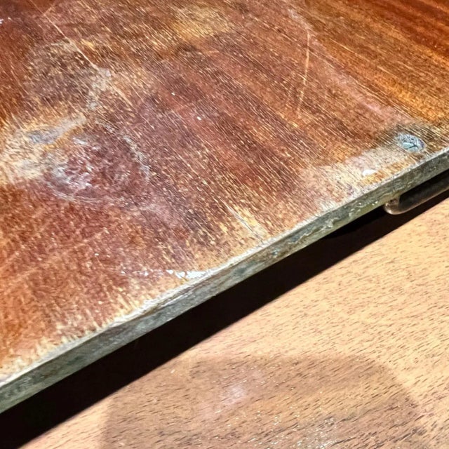 Aldo Tura Green Serving Tray, Lacquered Goatskin, Mid-Century 1950s For Sale - Image 10 of 11