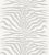 Sample - The House of Scalamandré Zebra Fabric, Zinc For Sale