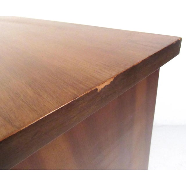 Brown Mid-Century Modern Highboy Dresser For Sale - Image 8 of 10