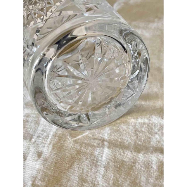 Metal Vintage Louis XVI Shaker in Cut Crystal and Silver-Plated Metal, 1930s For Sale - Image 7 of 11