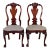 Pair #1 Kindel Winterthur Collection Queen Anne Shell Carved Side Chairs For Sale