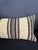Turkish Hemp Pillow Cushion Natural Beige Black Cushion Cover 12"x46" For Sale - Image 4 of 4