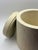 Large Vintage Solid Travertine Canister With Lid For Sale - Image 4 of 7