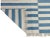 Casa Cosima Not Yet Made - Made To Order Handmade Cotton Striped Rug, Washed Blue and White - 10'x14' For Sale - Image 4 of 8