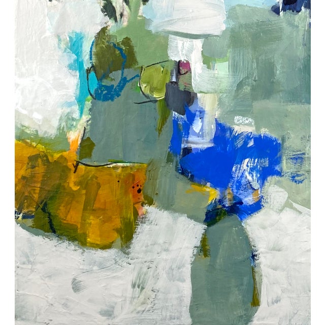 Abstract Abstract Mixed Media Painting by Gina Cochran -- "Too Much & Too Often" For Sale - Image 3 of 6