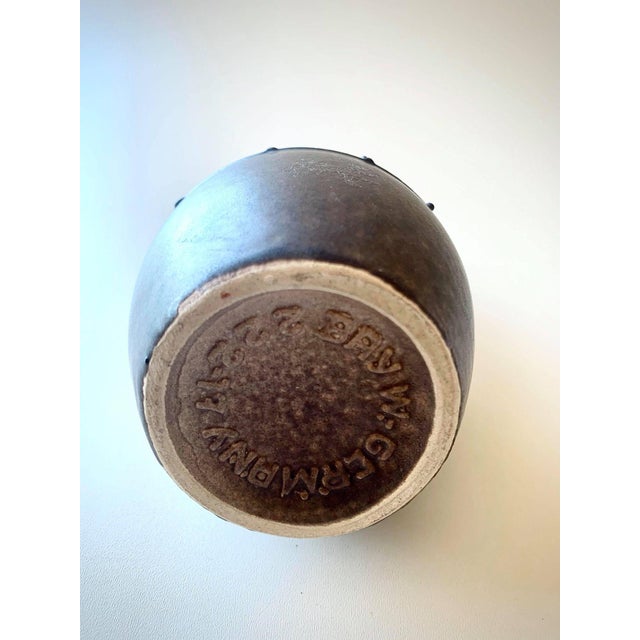 Bay Keramik Mid-Century Brown Bay Keramik Vase, W. Germany For Sale - Image 4 of 5