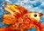 1 Giclee professional print of this original watercolor painting”Orange Fish” Approximately 11.75 x 8.75 inches. No mat....